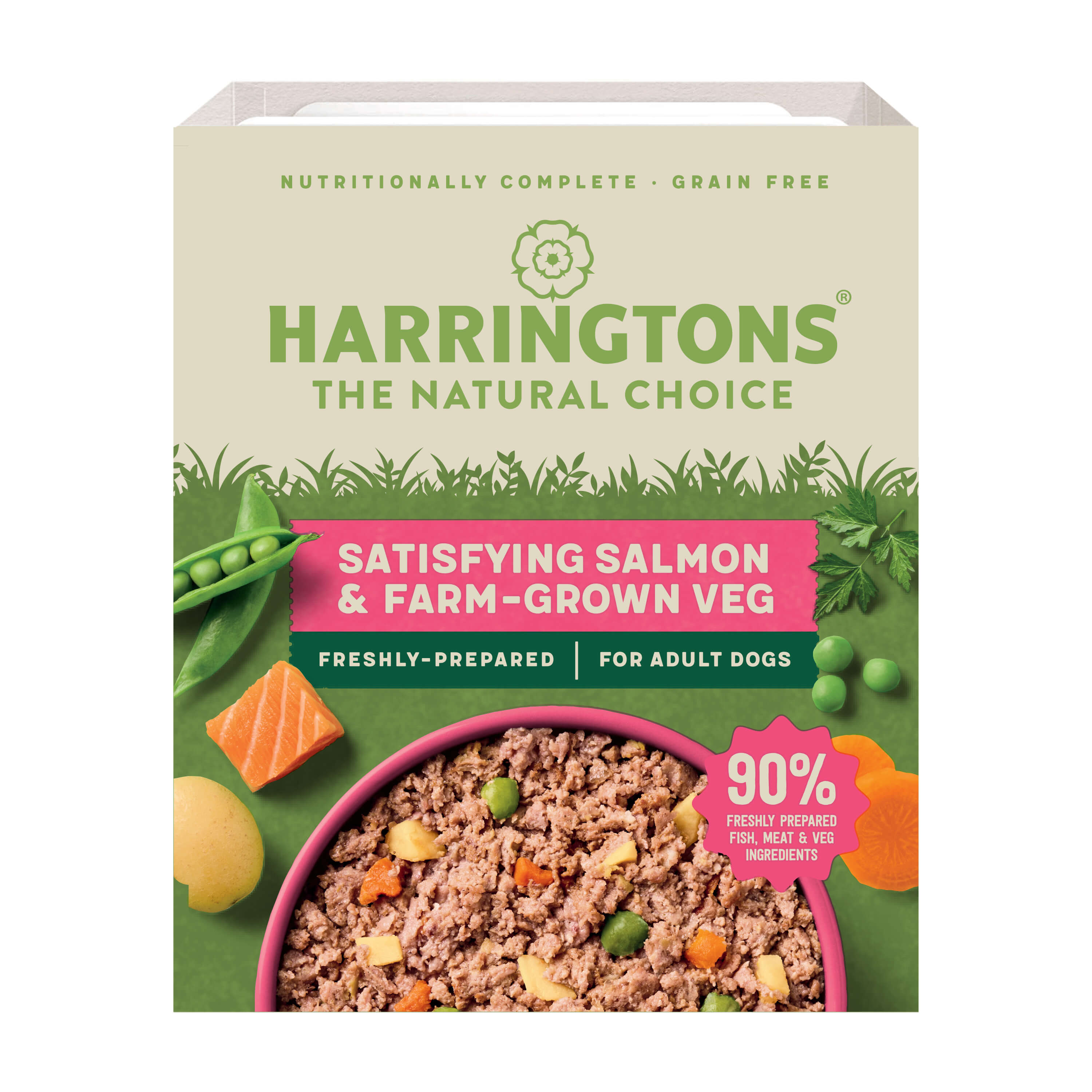 Harringtons Salmon Potato with Vegetables Dog Food 400g. Free Delivery at PetShop